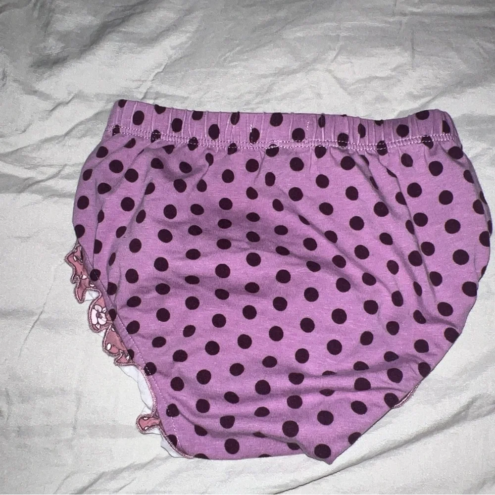 Matilda Jane Lavender Polka Dots Diaper Cover Size 12-18m Baby